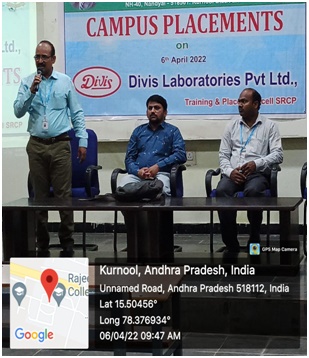 Campus Placements - Divis Laboratories Pvt Ltd.