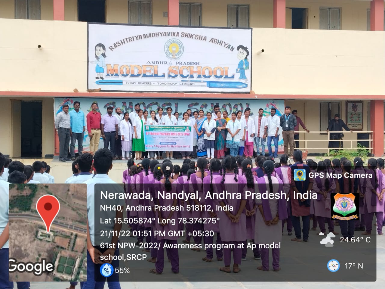 61 National Pharmacy Week - (Theme: ’Pharmacy of the World - India’) - Awareness on safety and hygiene for healthier world at schools