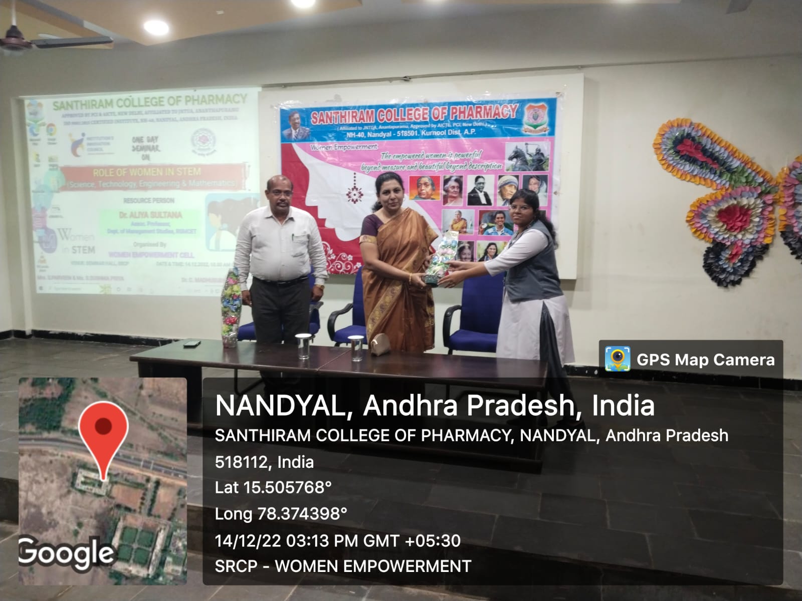 One Day Seminar on Role of Women in STEM (Science, Technology, Engineering and Mathematics) by Dr. Aliya Sultana
