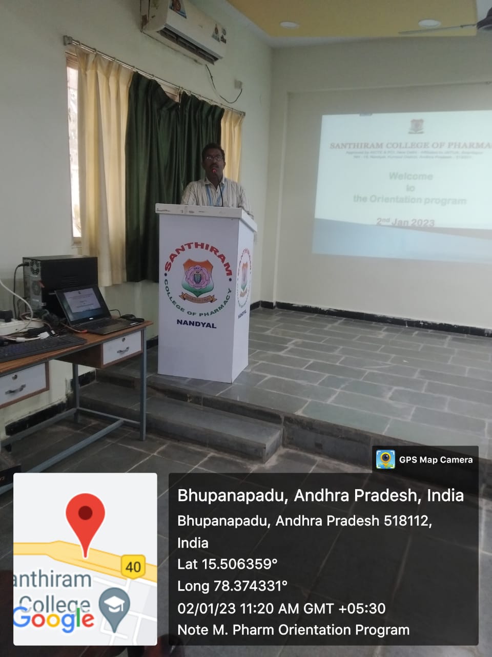 Orientation Programme for M.Pharm first year newly admitted students 