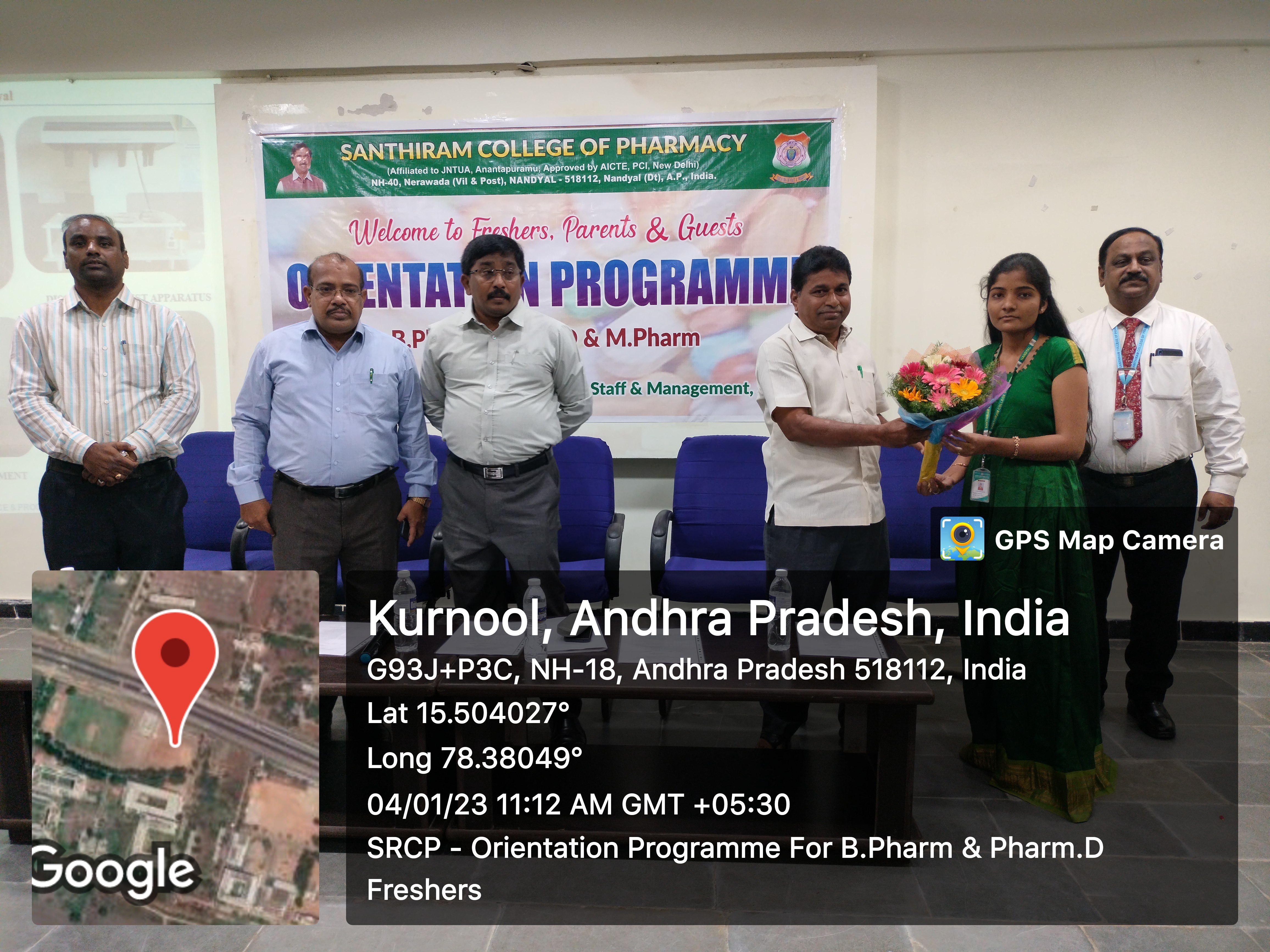 Orientation Programme for B.Pharm and Pharm.D first year newly admitted students