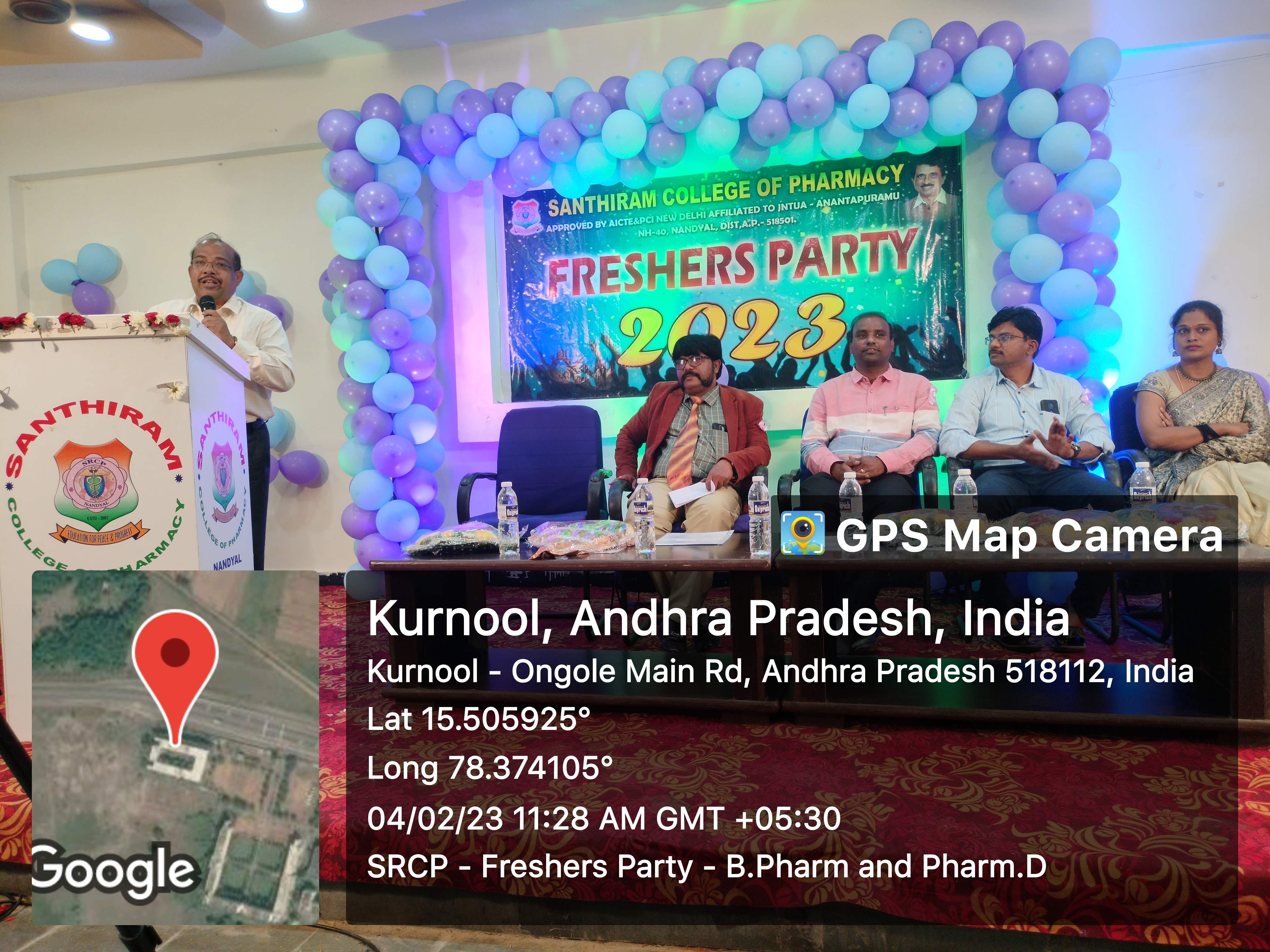 Fresher’s Party for B.Pharm and Pharm.D first year students