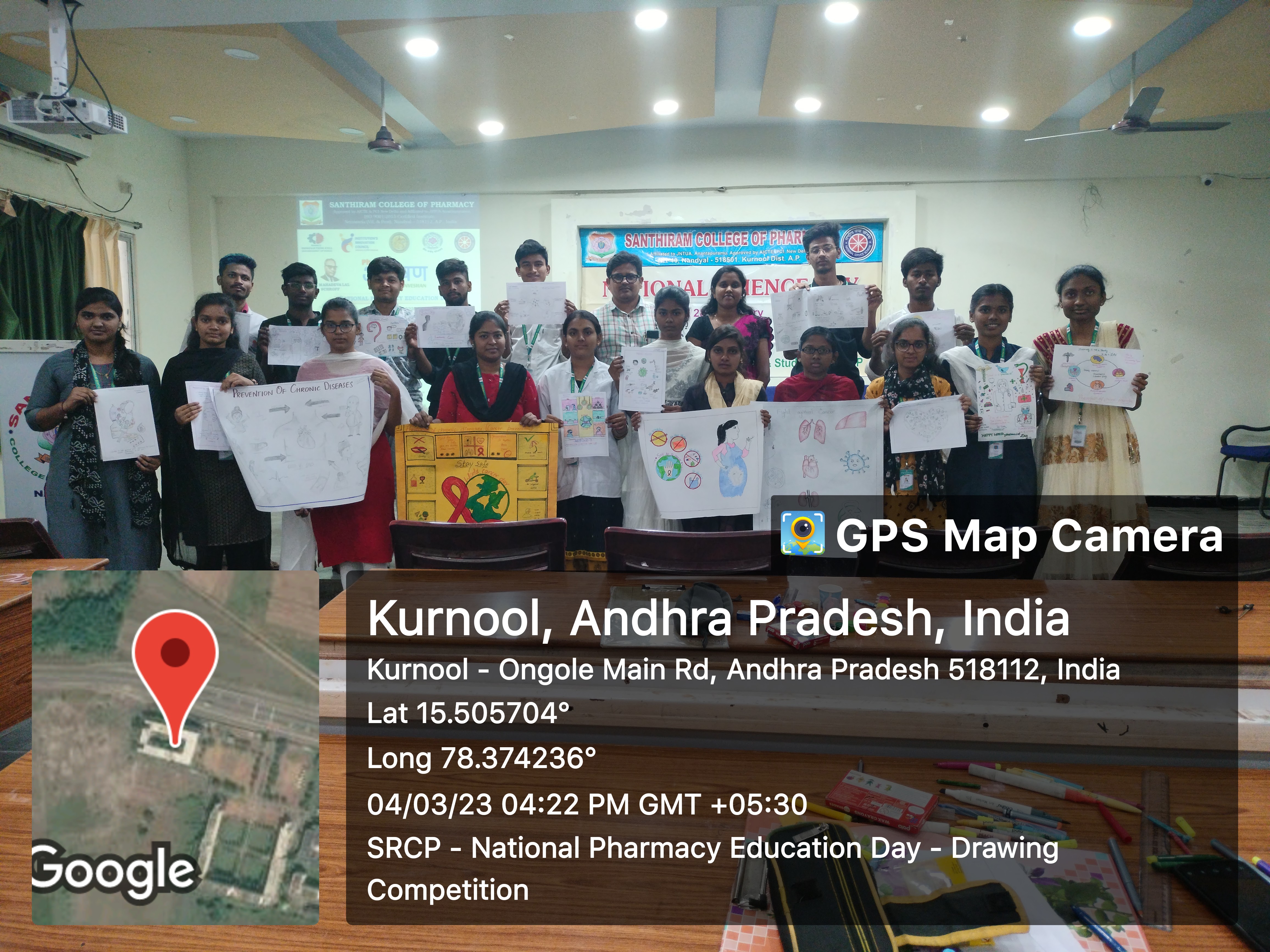 National Pharmacy Education Day Activities: Elocution, Essay writing, Drawing, Debate, Rangoli and Bed side patient counselling 
