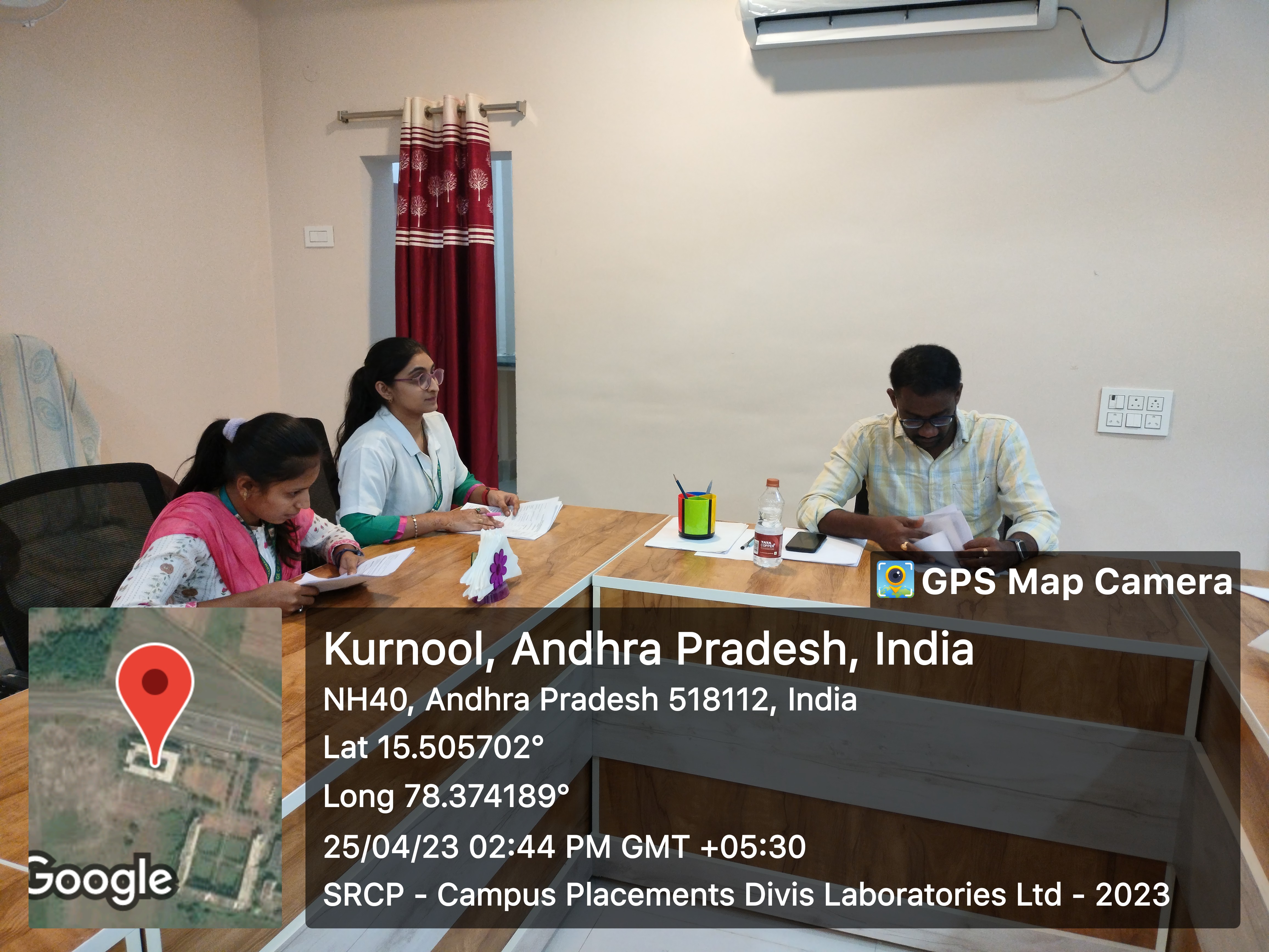 Campus Placement Drive with Divis Laboratories, Hyderabad