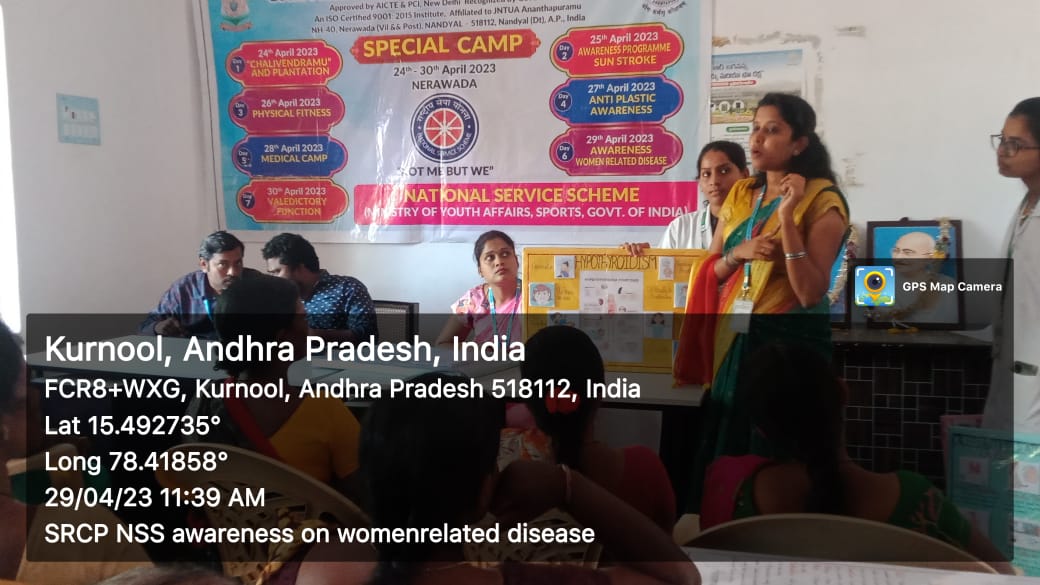 Special Camp - Day6: Awareness on PCOD and other women related diseases