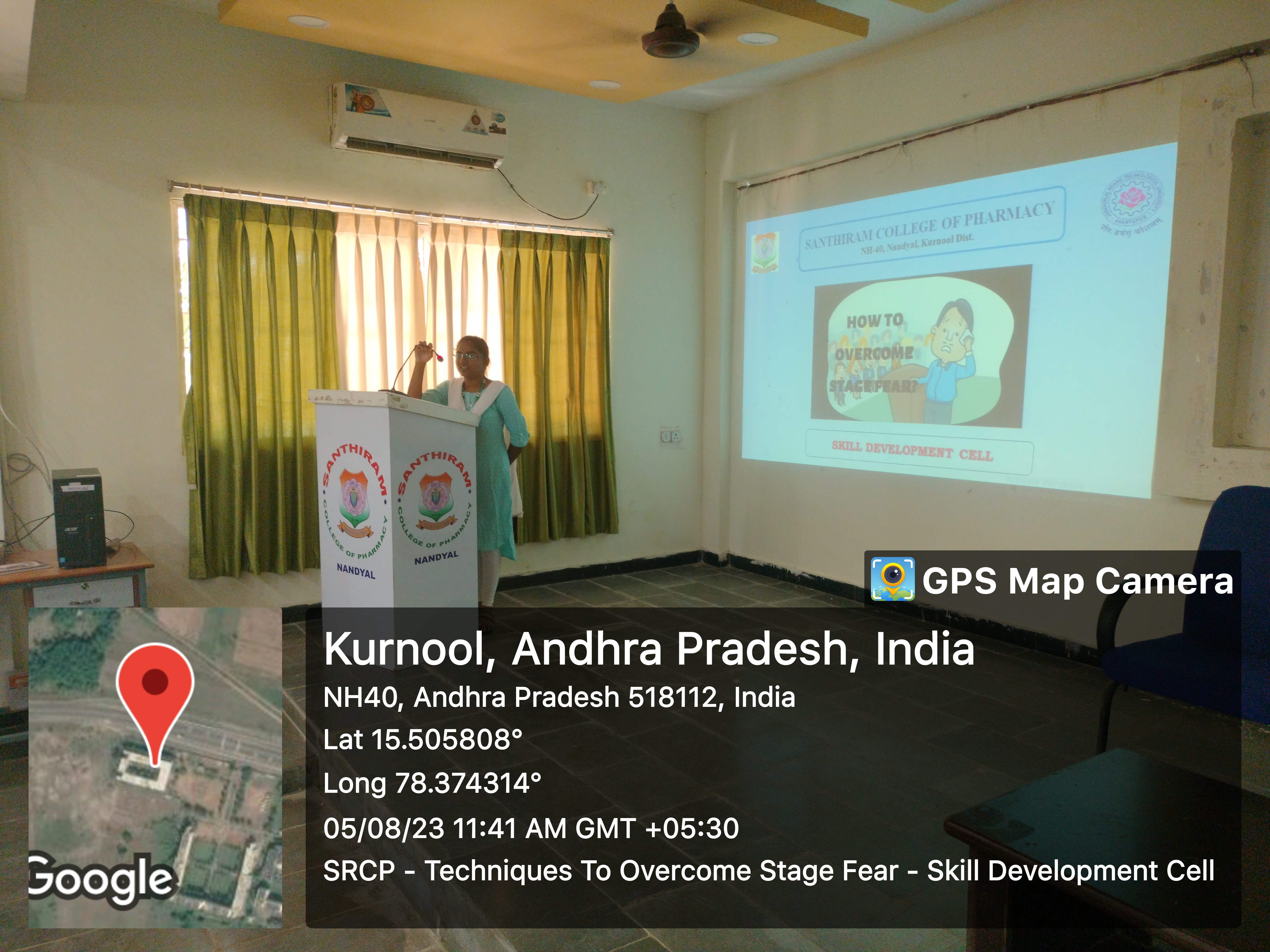Skill development programme on ‘techniques to overcome stage fear’
