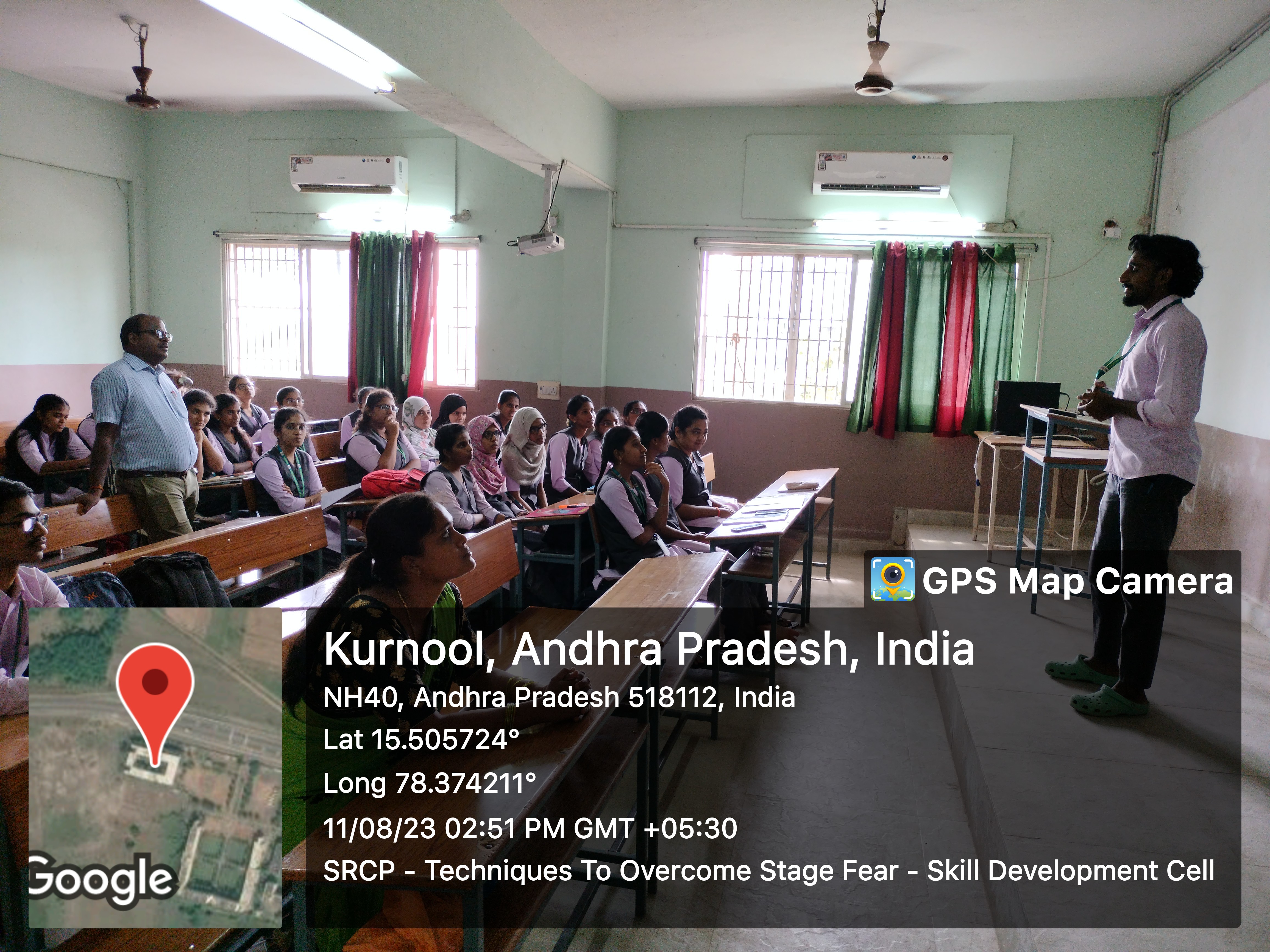 Skill development programme on ‘Techniques To Overcome Stage Fear’