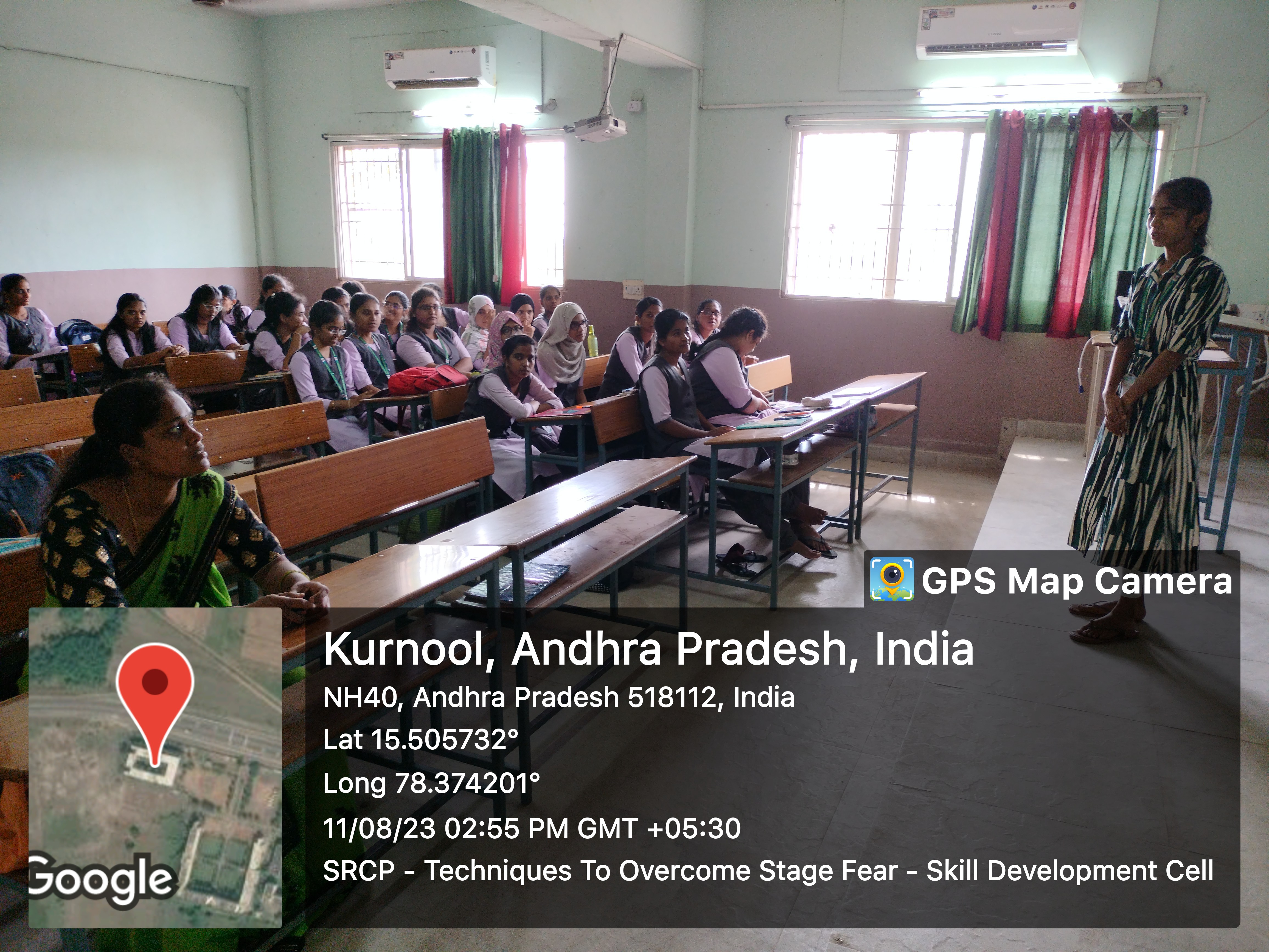 Skill development programme on ‘Techniques To Overcome Stage Fear’