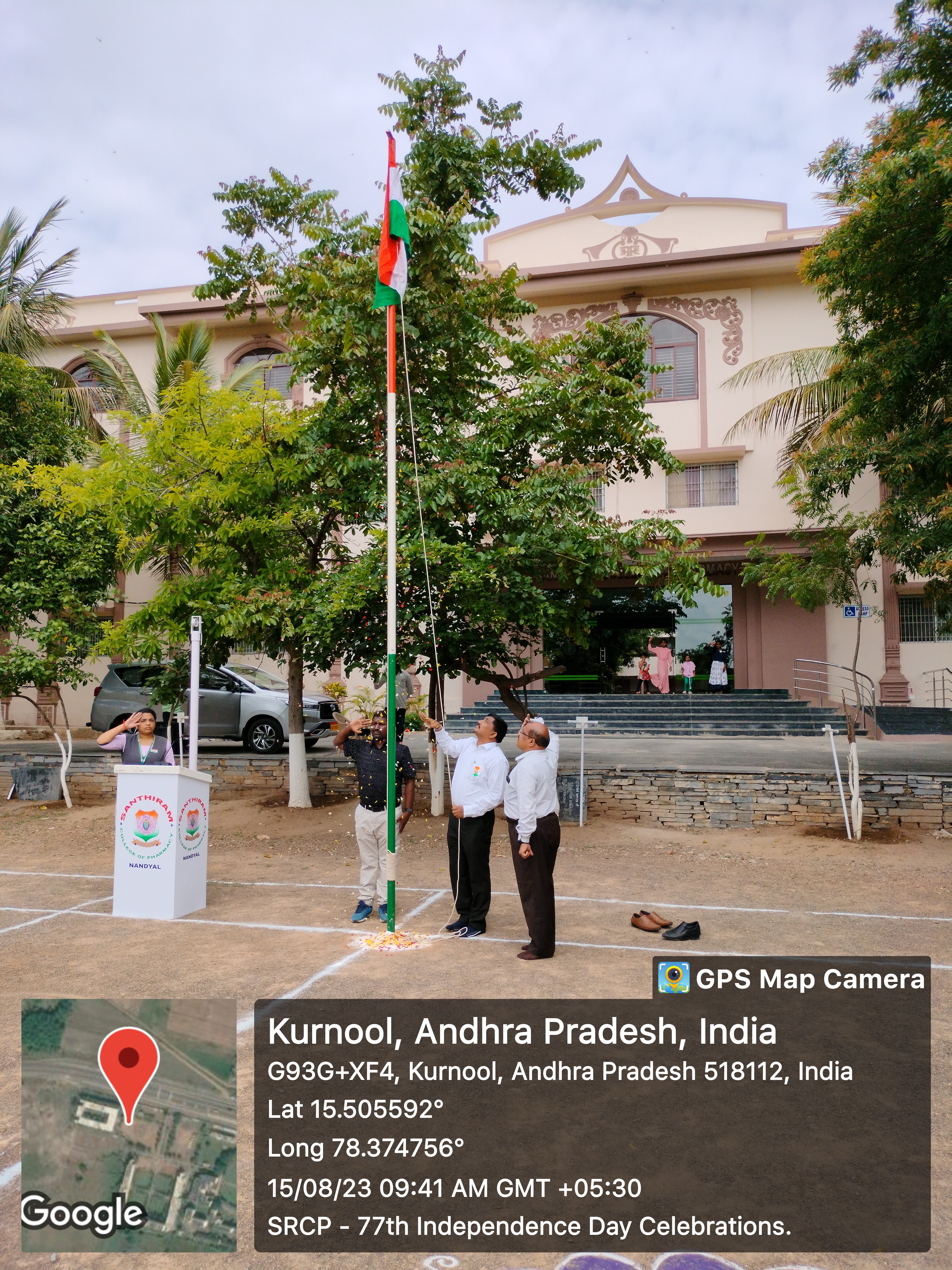 77th Independence  Day celebrations