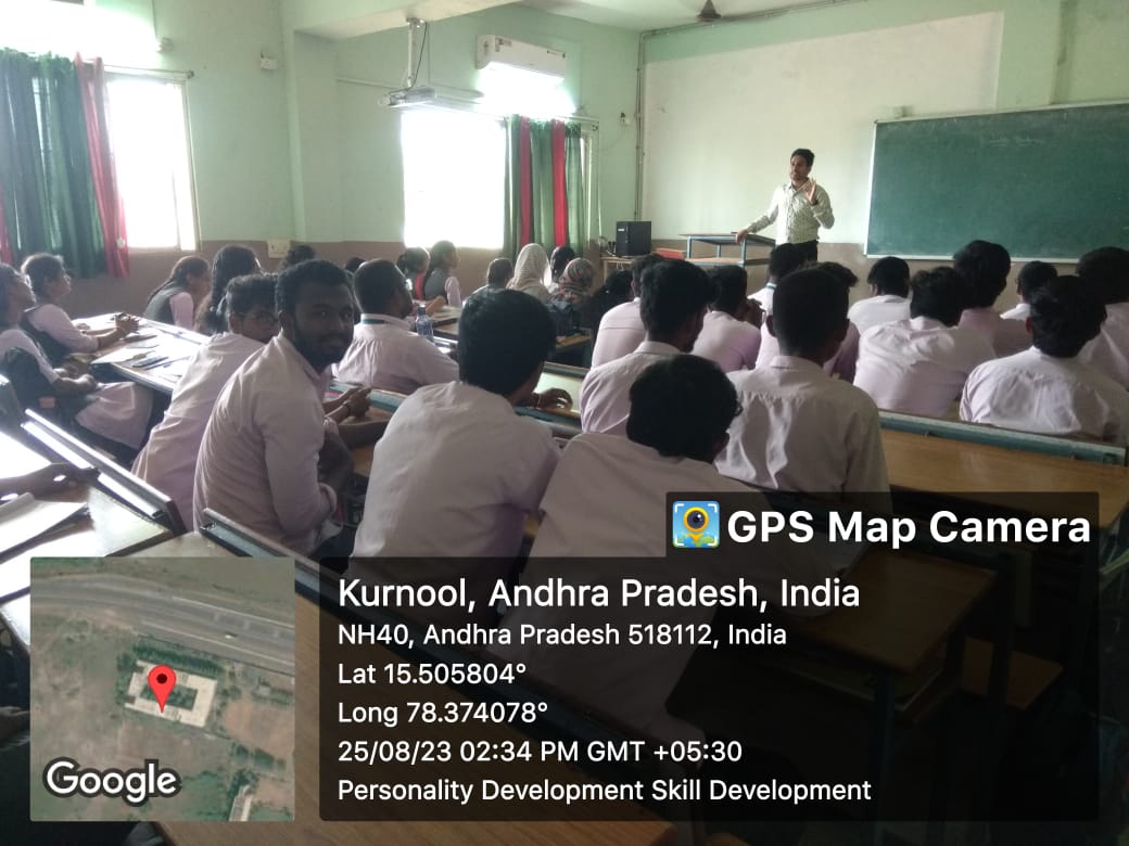 Skill development programme on ‘personality development’